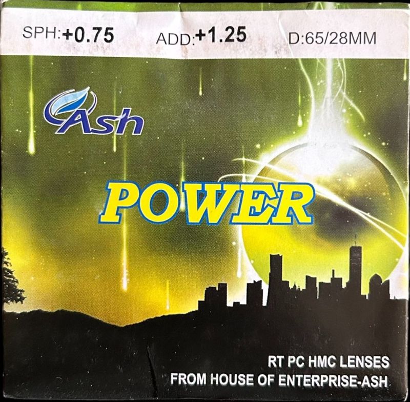 Round Power RT PC HMC Lenses, for Optical Use, Feature Actual View