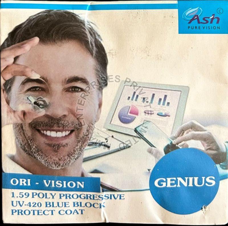 Polycarbonate Blue Block Blue Coating Progressive Lens at Best Price in