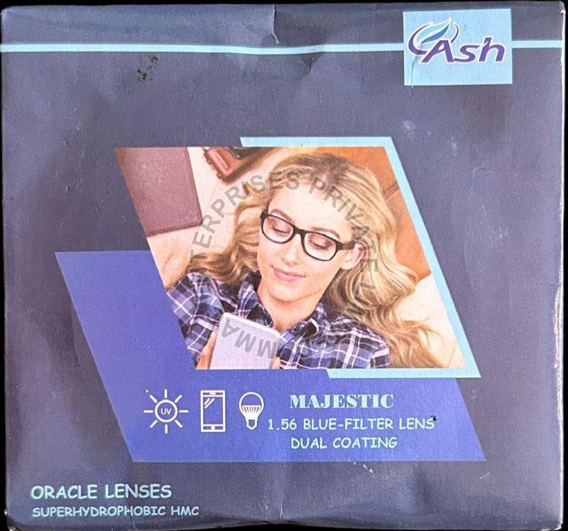 Transparent Blue Block Majestic Coating Lens, for Eye Contact