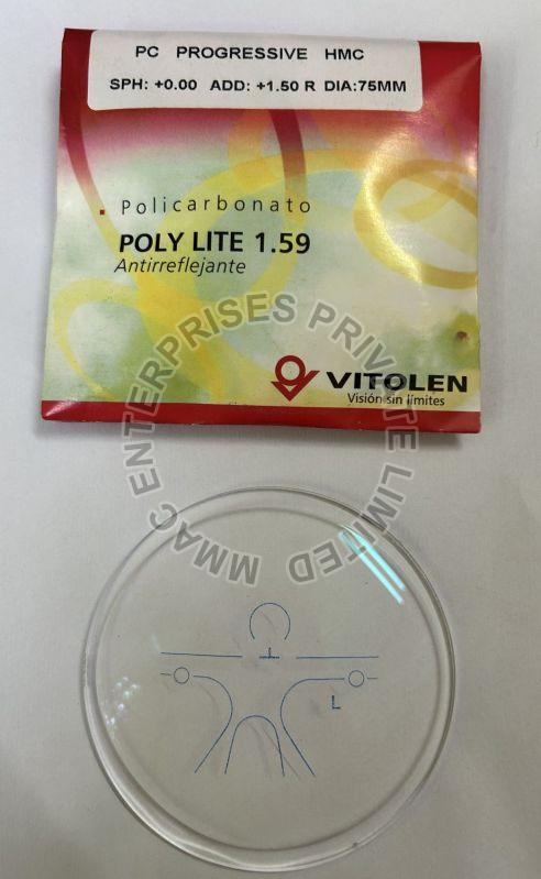 Polycarbonate HMC Progressive Lenses