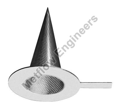 Polished Stainless Steel Temporary Strainer, Mesh Size : 100-200cm