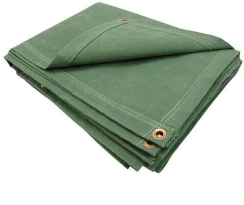 Cotton Canvas Tarpaulin, Size : 45x15 Feet