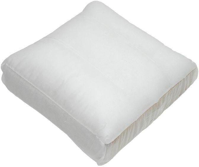 White Rectangle Plain Feather Foam Cushion, for Hotel, Home, Size : Standard