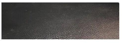 Black Plain Safety Shoe Leather