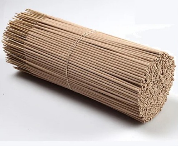 Brown Bamboo White Incense Stick, for Religious, Size : All Sizes