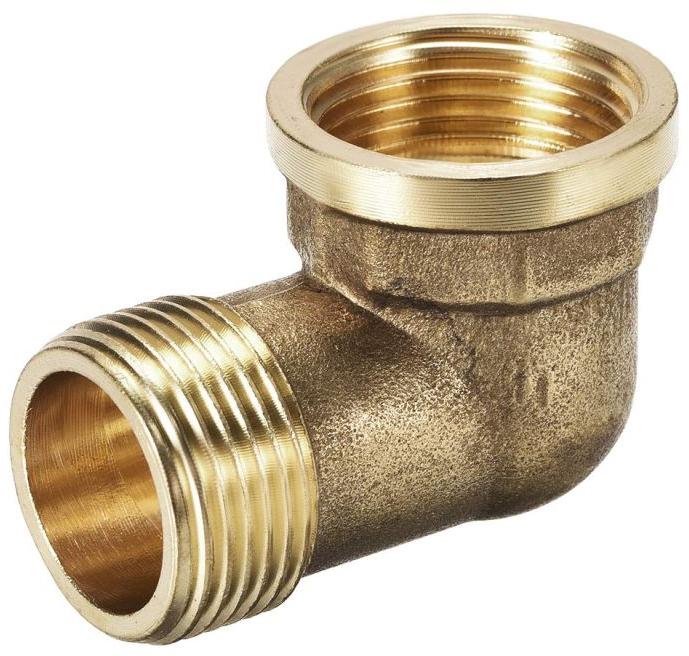 Polished Brass Pipe Elbow, Size : Standard