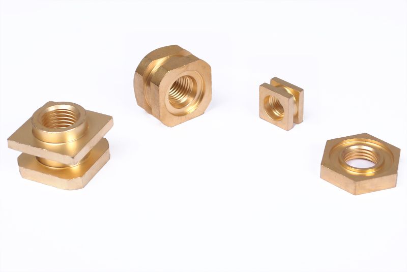 Brass Square Nuts, Size : Customized