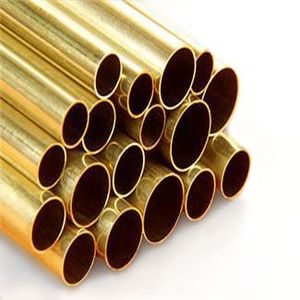 Golden Round Polished 63/37 Brass Pipes, for Industrial, Size : Standard