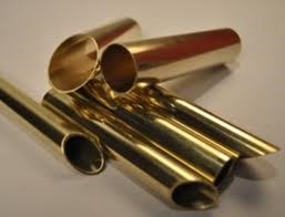 Golden Round Polished Admiralty Brass Tubes, for Industrial, Certification : ISI Certified