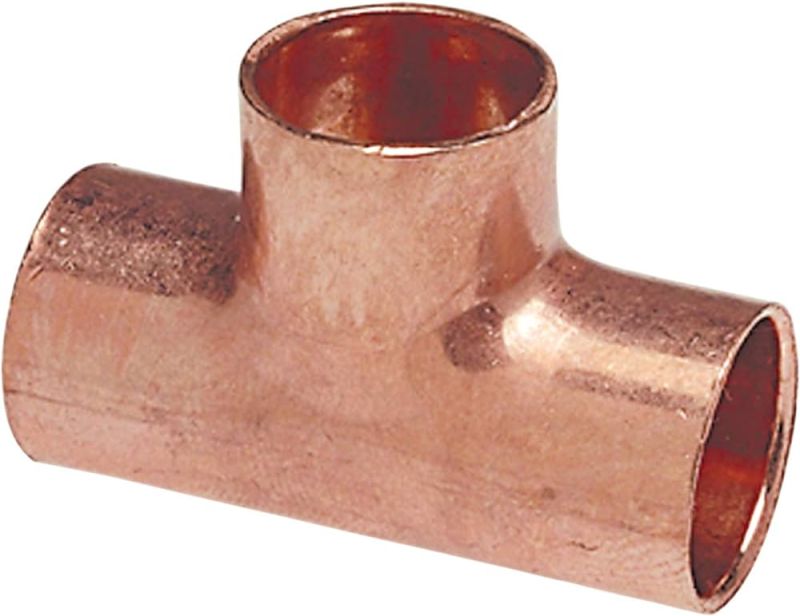 Brown Copper Pipe Tee, Certification : ISI Certified