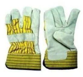 Polyester Plain Safety Hand Gloves, Size : Free Size