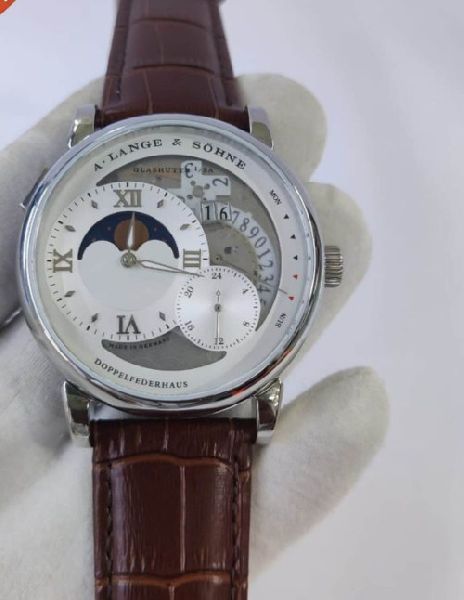 A. Lange & Shone Grand Lange 1 Silver White Swiss Automatic Watch