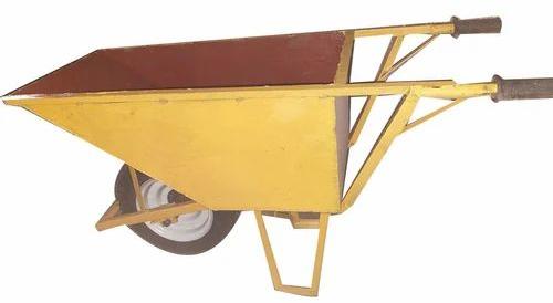 Iron Single Wheel Barrow Trolley, Feature : Tensile Strength, Rust Proof, Preiium Quality, Light Weight
