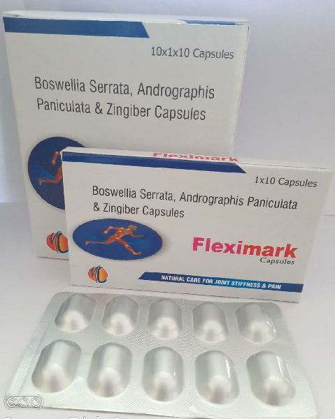 BOSWELLIA SERRATA 100MG+ANDROGRAPHIS PANICULATA 250MG +ZINGIBER 50MG