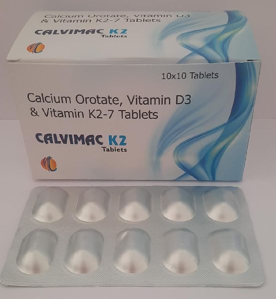Calcium Orotate 540 Mg +vit D3 400iu & Vitamin K2 7 50mcg