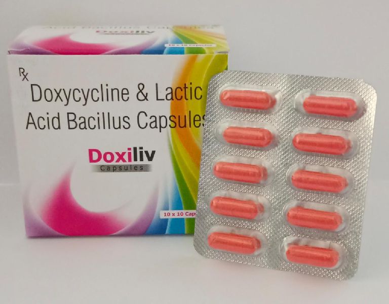 doxycycline 100mg lactic acid bacillus 5 billion spores