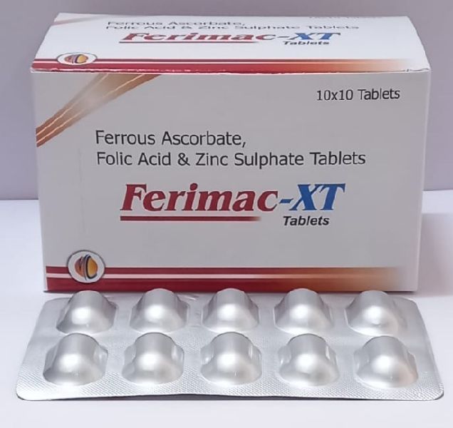 FERROUS ASCORBATE100 MG +FOLIC ACID1.5 MG +ZINC SULFATE 7.5 MG TAB