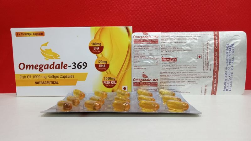 Yellow Omegadale-369 Softgel Capsules