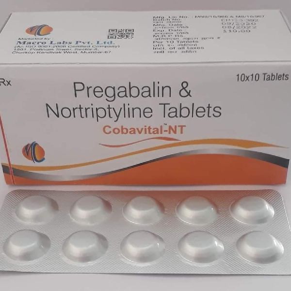 Pregabalin Hci 75mg+nortriptyline 10mg, For Clinical, Hospital, Personal, Heart Problems, Supplement Diet