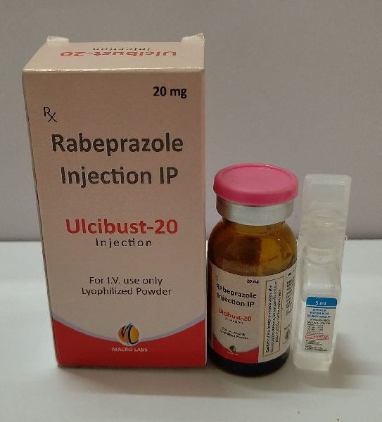 Cnc Machine Rabeprazole 20 mg injection, Color : Brown