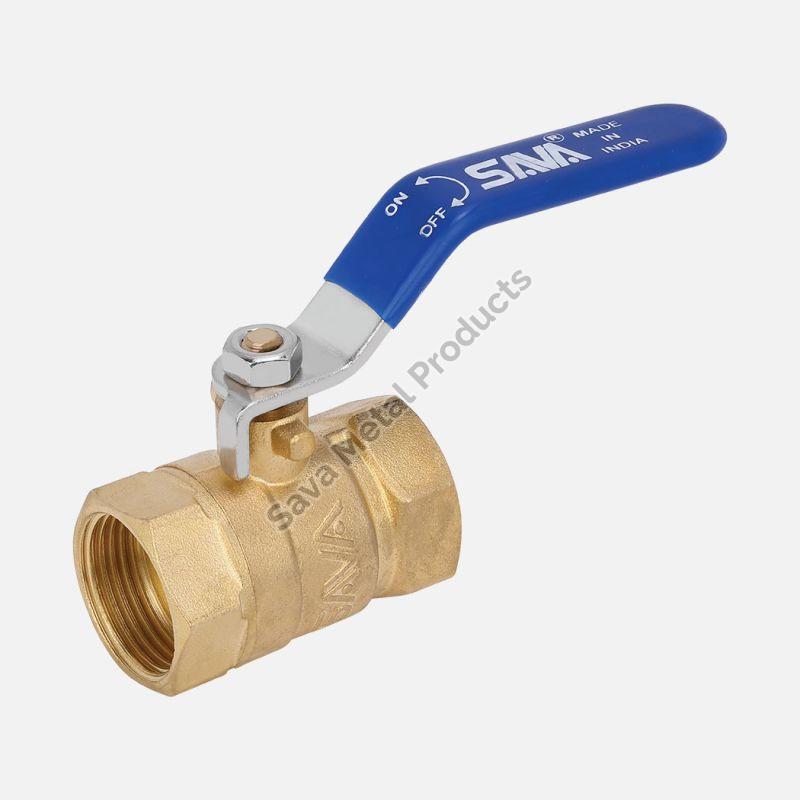 Double Acting Manual Code-106 Lite Brass Ball Valve, for Water Fitting, Packaging Type : Box