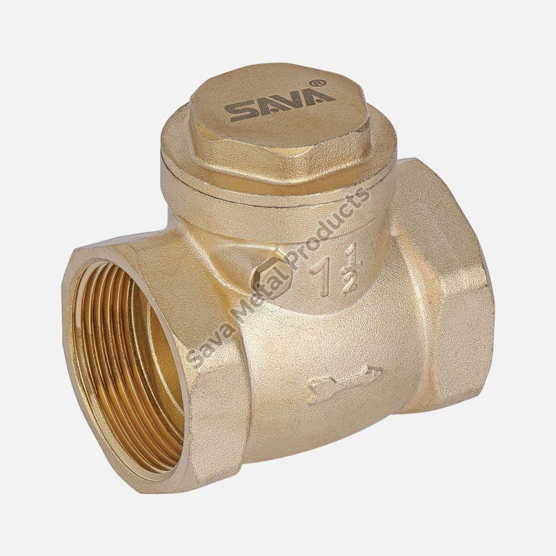 High Pressure Code-406 Lite Brass Check Valve, for Water Fitting, Feature : Blow-Out-Proof, Casting Approved