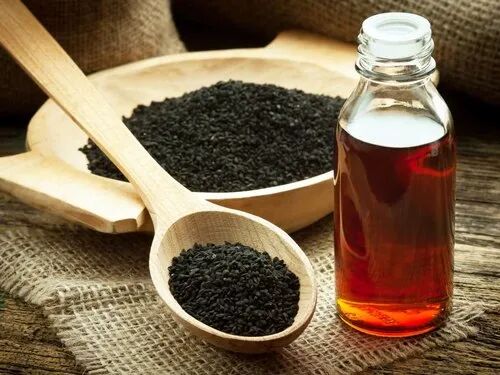 Dark Brown Cressida Liquid Black Cumin Seed Oil, for Cooking, Packaging Type : Plastic Bottels