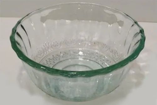 Round 200ml Glass Serving Bowl, for Gift Purpose, Home, Color : Transparent