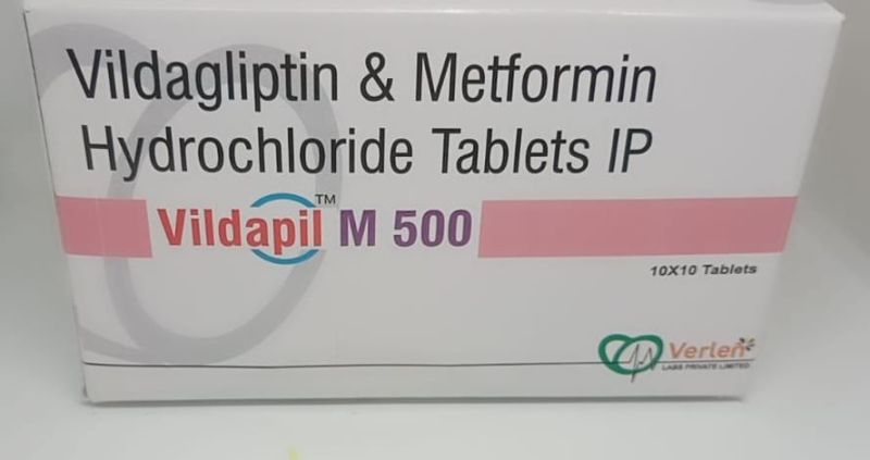 Vildagliptin and Metformin Hydrochloride Tablets