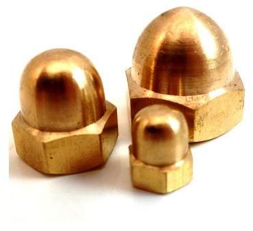 brass dome nut
