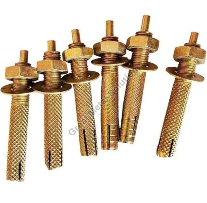 Golden Polished Aluminium Bronze Anchor Fastener, for Fittings