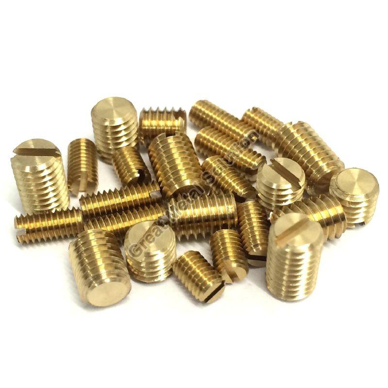 Stainless Steel Aluminium Bronze Grub Screw, for Fittings Use, Feature : Rust Proof, Non Breakable