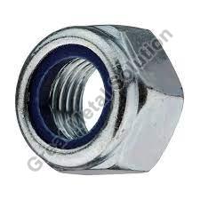 Silver Inconel 600 Nylock Nut, for Fitting Use