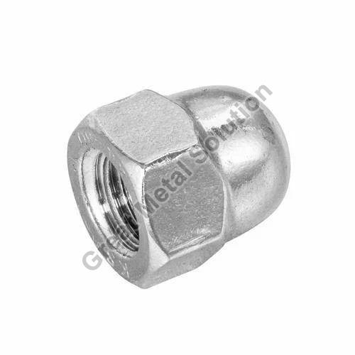 Inconel 800 Dome Nut, for Industrial Use, Color : Silver