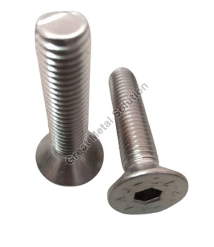 Silver Round Super Duplex 32760 Allen CSK Bolt, for Fittings, Feature : High Quality, High Tensile