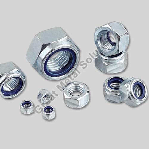 Silver Super Duplex 32760 Nylock Nut, for Fitting Use