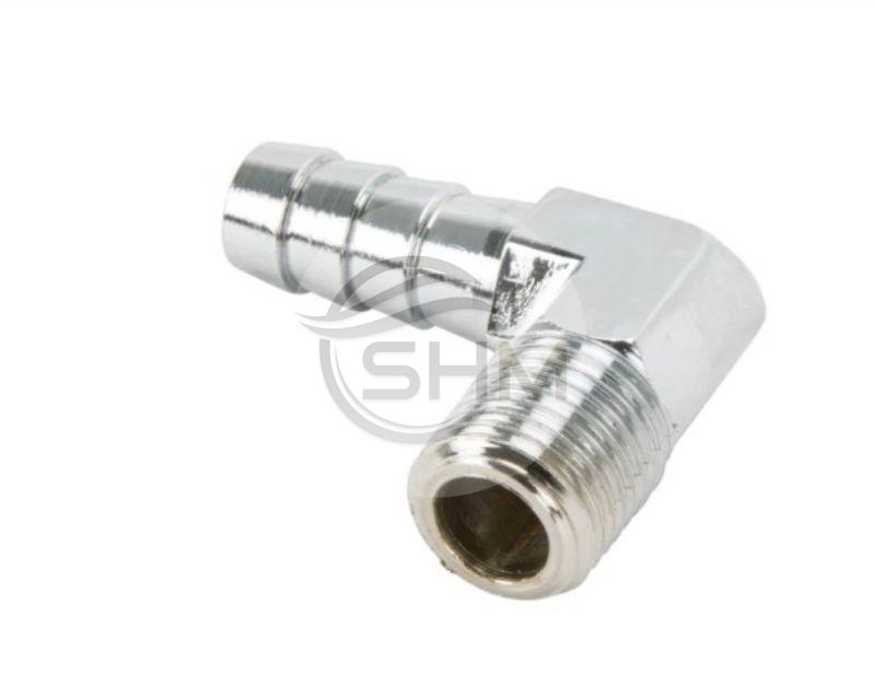 Aluminum Barb Elbow, for Pipe Fittings, Color : Silver