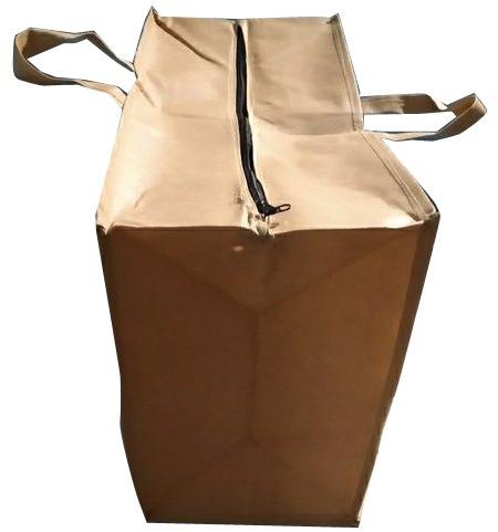 Plain Zipper Non Woven Bags, Size : Standard