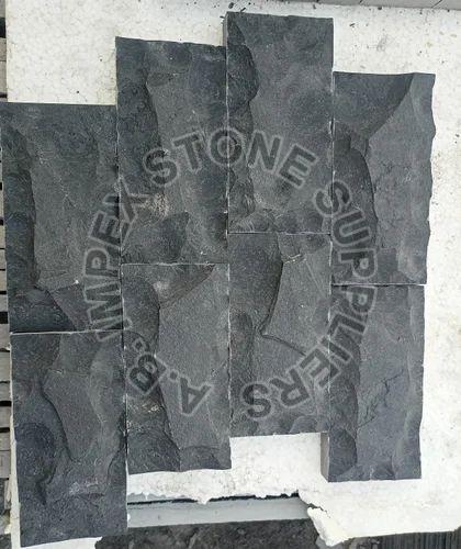 Black Butching Finish Limestone Slab