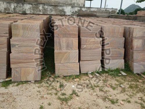 Teak Wood Sandstone Slab