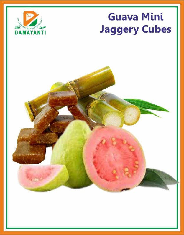 GUAVA MINI JAGGERY CUBES (SEASONAL), Feature : Non Harmful, Non Added Color, Freshness, Easy Digestive