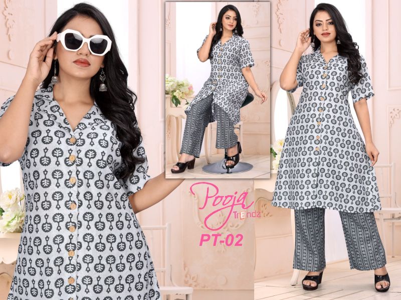 Pure Cotton Kurti Pant Set