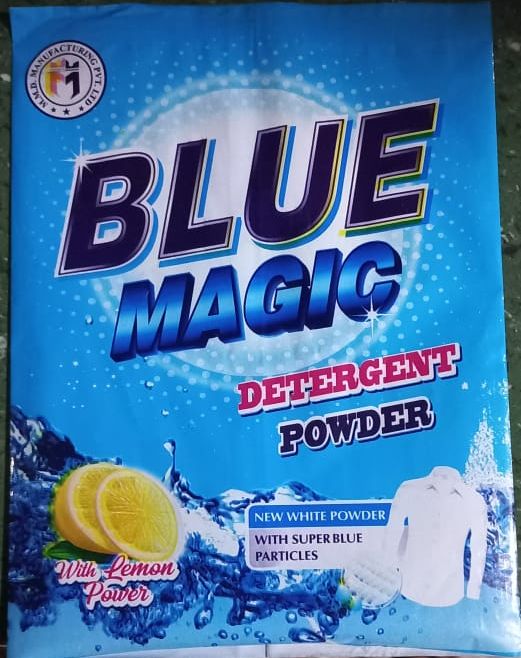 100gm Blue Magic Detergent Powder, for Cloth Washing, Purity : 100%