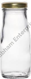 Transparent 100 ML Round Milk Glass Bottle