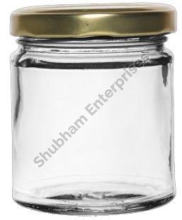 Transparent Round 100 ML Salsa Glass Jar, for Food Storage, Cap Type : 53 MM Lug Cap