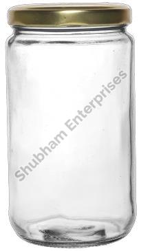 Transparent Round 1000 ML Salsa Glass Jar, for Food Storage, Cap Type : 82 MM Lug Cap