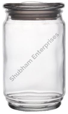 Round 20 Oz MC Glass Jar, for Candy Storage, Color : Transparent