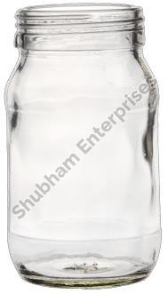 Transparent 200 ML Ghee Round Glass Jar, for Food Storage, Cap Type : 53 MM Lug Cap