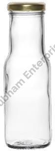 Transparent Round 200 ML New Juice Glass Bottle