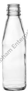Transparent Round 200 ML TK Glass Bottle